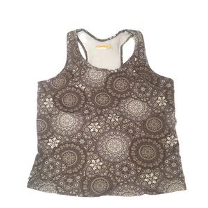 Lucy brown workout/activewear tank top